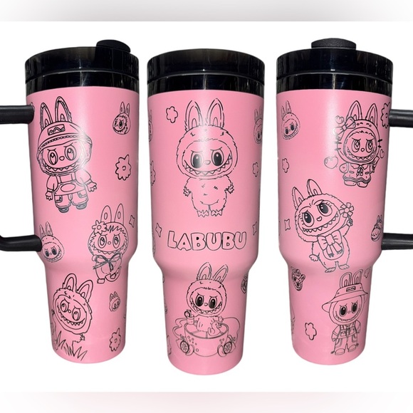 Other - Labubu Laser Engraved 40oz tumbler